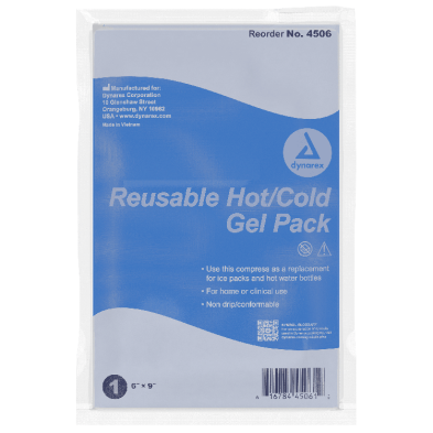 4506 Dynarex® Reusable 6` x 9` Hot or Cold First Aid Gel Packs